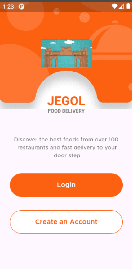 Jegoli Food Delivery App